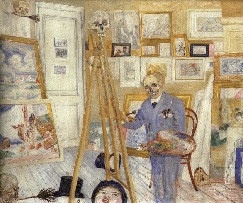 James Ensor The Skeleton Painter